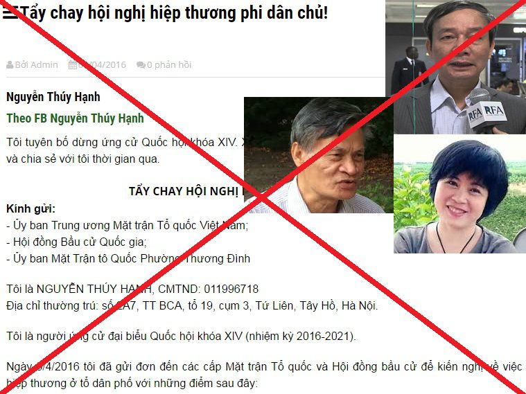 Nhiều chiêu bài chống phá.