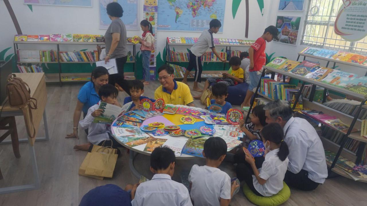 Khánh thành không gian đọc sách, tương tác và sinh hoạt Đội - ảnh 2