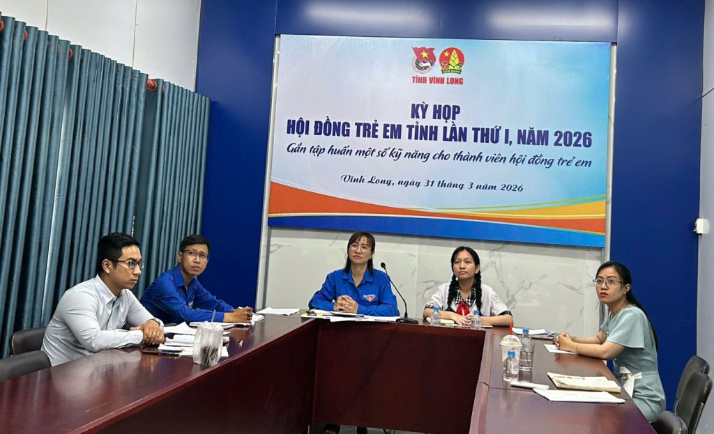 TỔ CHỨC KỲ HỌP  HỘI ĐỒNG TRẺ EM TỈNH LẦN THỨ I, NĂM 2026  GẮN VỚI TẬP HUẤN KỸ NĂNG CHO THÀNH VIÊN HỘI ĐỒNG TRẺ EM