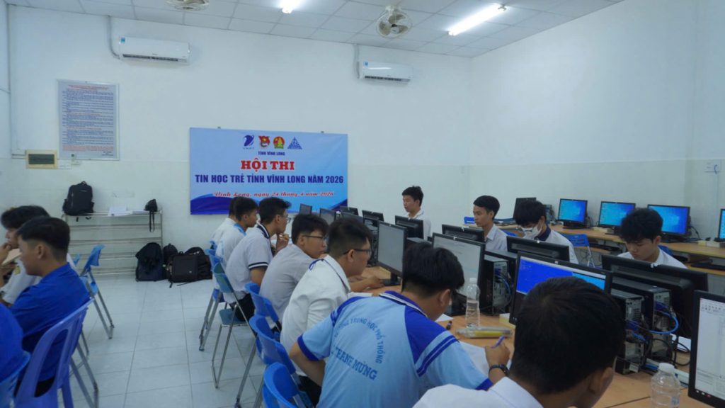 SÔI NỔI HỘI THI TIN HỌC TRẺ TỈNH VĨNH LONG NĂM 2026
