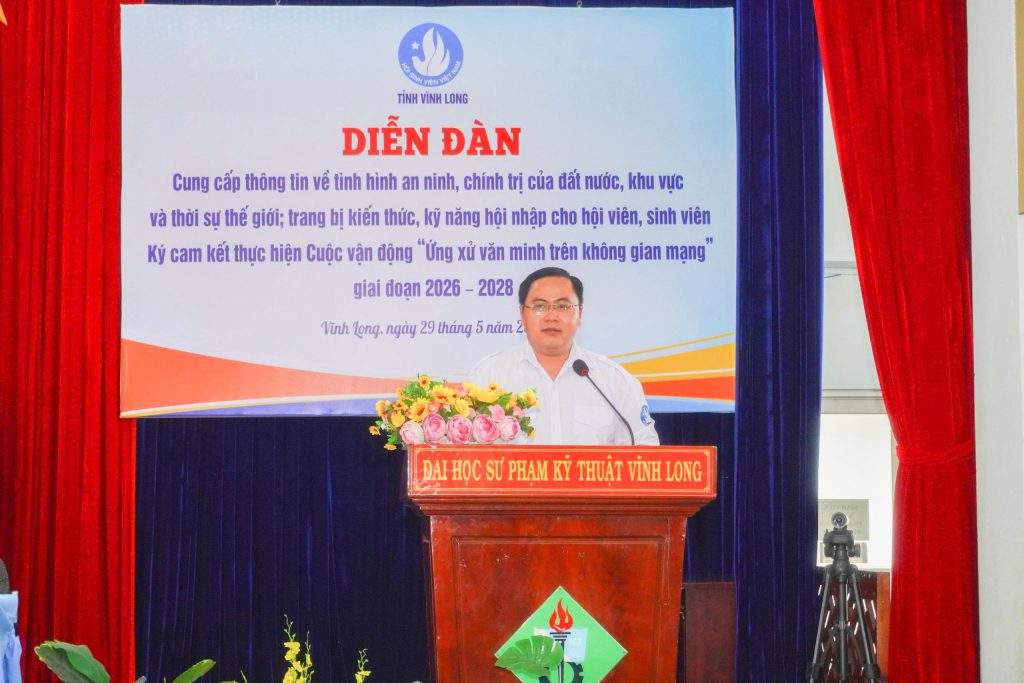 SÔI NỔI DIỄN ĐÀN CUNG CẤP THÔNG TIN THỜI SỰ, KỸ NĂNG HỘI NHẬP VÀ PHÁT ĐỘNG CUỘC VẬN ĐỘNG “ỨNG XỬ VĂN MINH TRÊN KHÔNG GIAN MẠNG” TRONG SINH VIÊN GIAI ĐOẠN 2026 – 2028